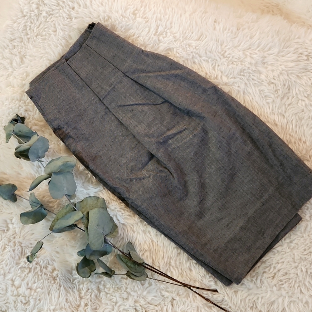Kenneth Cole Grey Size 4 skirt - Picture 1 of 4